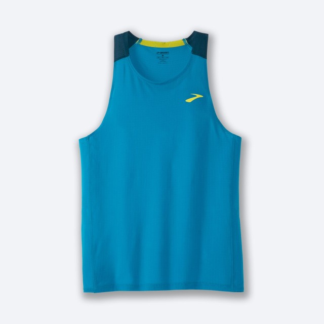 تاپ ورزشی مردانه بروکس مدل Brooks Men's Atmosphere Singlet|آبی
