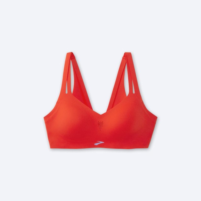 نیم تنه ورزشی زنانه بروکس Brooks Strappy Sports Bra|نارنجی