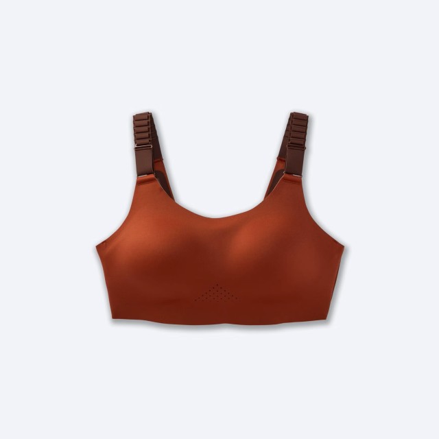 نیم تنه ورزشی زنانه بروکس مدل Brooks Scoopback 2 Sports Bra|مسی کشمشی