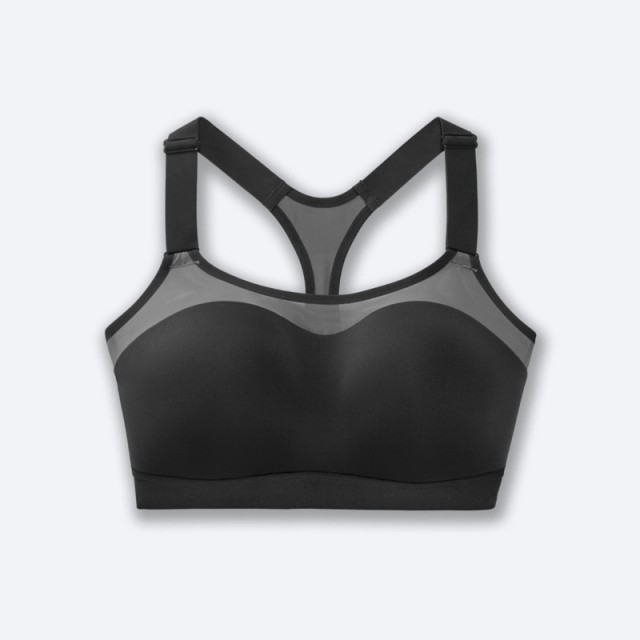 نیم تنه ورزشی زنانه بروکس مدل Brooks Dare Racerback Run Bra|طوسی