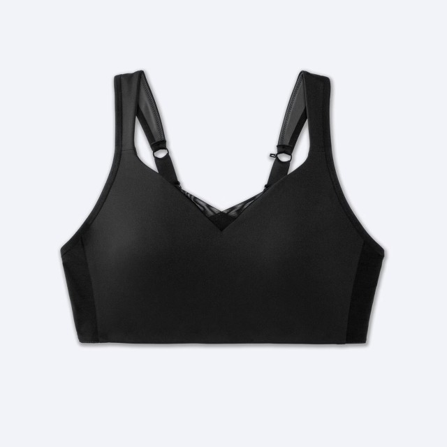 نیم تنه ورزشی زنانه بروکس مدل Brooks Convertible Sports Bra|مشکی