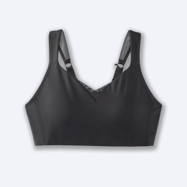 نیم تنه ورزشی زنانه بروکس مدل Brooks Convertible Sports Bra|طوسی