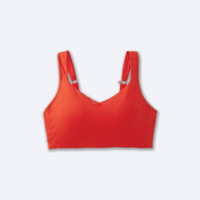 نیم تنه ورزشی زنانه بروکس مدل Brooks Convertible Sports Bra|نارنجی