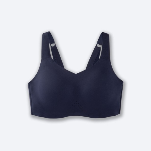 نیم تنه ورزشی فنر دار زنانه بروکس مدل Brooks UnderWire Sports Bra|سرمه ای