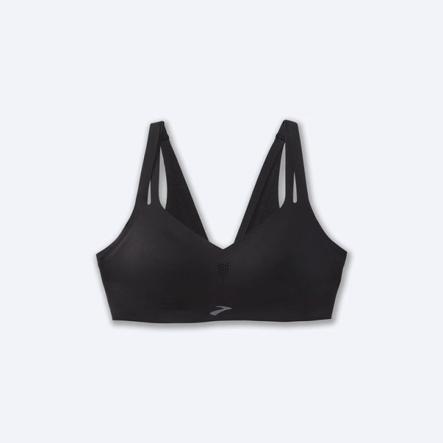 نیم تنه ورزشی زنانه بروکس Brooks Strappy Sports Bra|مشکی