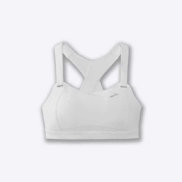 نیم تنه ورزشی زنانه بروکس مدل Brooks Juno Sports Bra|سفید
