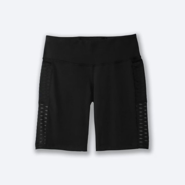 شورت تایت ورزشی زنانه بروکس مدل Brooks Women's Greenlight 9" Short Tight|مشکی