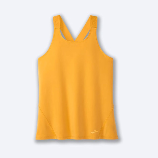 تاپ ورزشی زنانه بروکس مدل Brooks Women's Pick-Up Tank Top|زعفرانی