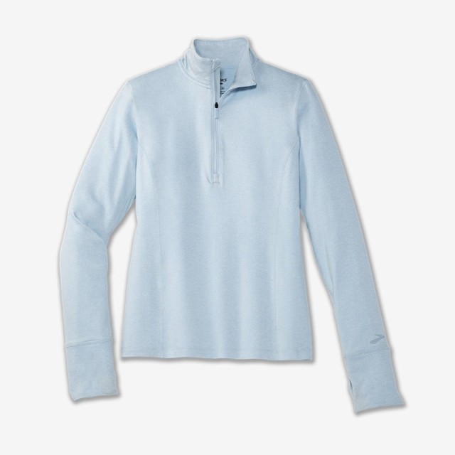 نیم زیپ ورزشی زنانه بروکس مدل Brooks Women's Dash 1/2 Zip|آبی