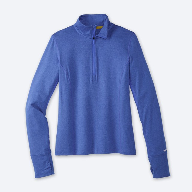 نیم زیپ ورزشی زنانه بروکس مدل Brooks Women's Dash 1/2 Zip|آبی