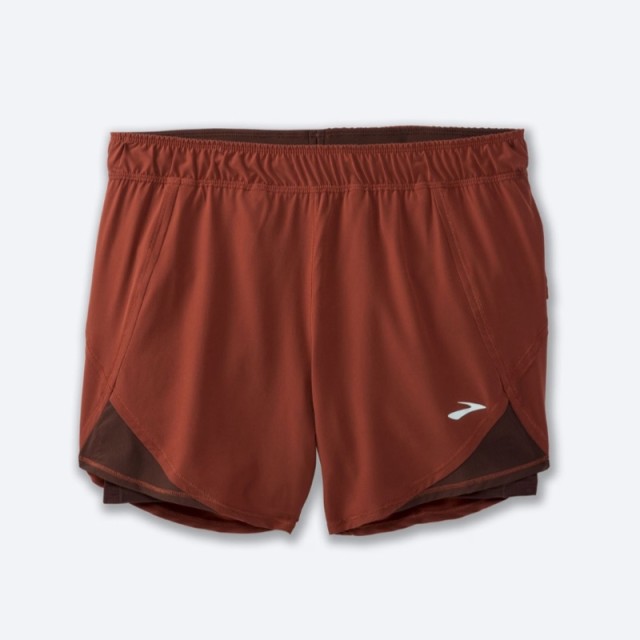 شورت ورزشی زنانه بروکس مدل Brooks Women's Chaser5" 2-in-1 Short