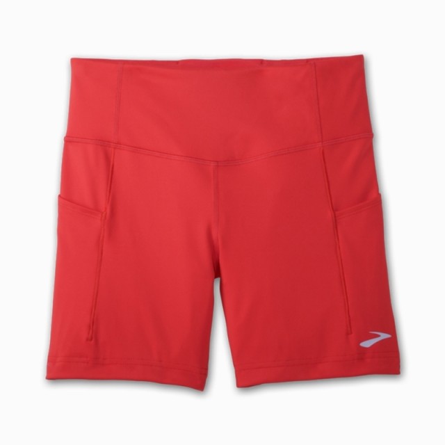 شورت تایت ورزشی زنانه بروکس مدل Brooks Women's Method5" Short Tight|نارنجی