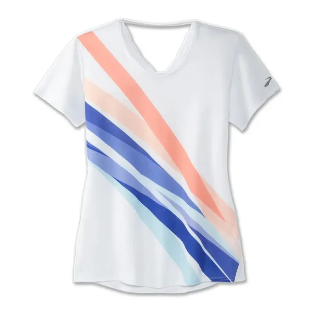 تیشرت ورزشی زنانه بروکس مدل Brooks Women's Distance Short Sleeve
