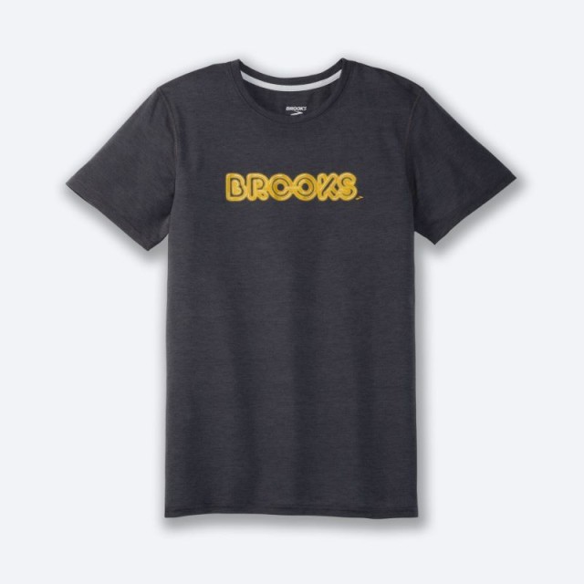تیشرت ورزشی مردانه بروکس مدل Brooks Men's Distance Graphic Tee