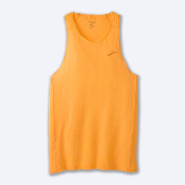 تاپ ورزشی مردانه بروکس مدل Brooks Men's Atmosphere Singlet|نارنجی