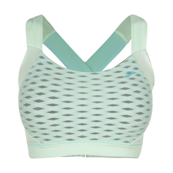 نیم تنه ورزشی زنانه بروکس مدل Brooks Uphold Crossback Sports Bra| سبز نیلی