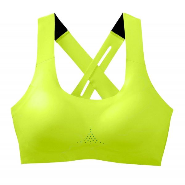 نیمتنه ورزشی زنانه بروکس مدل Brooks Dare Crosback 2.0 Run Bra|فسفری