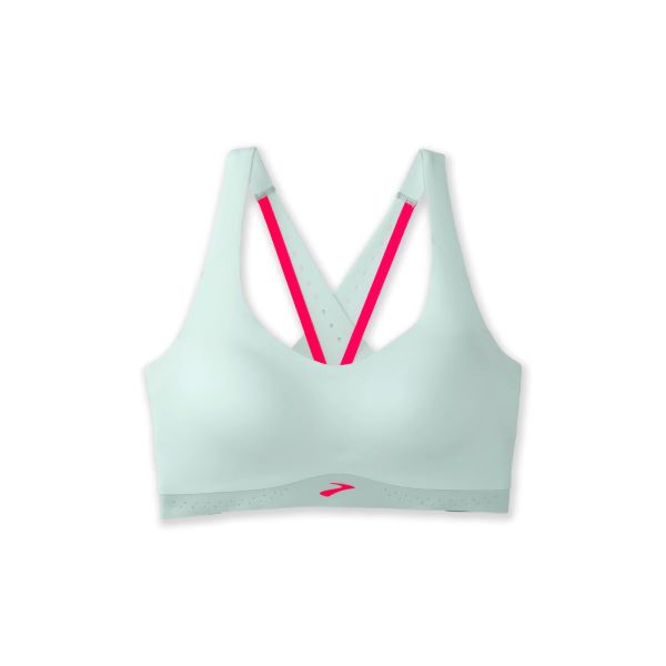نیم تنه ورزشی زنانه بروکس Brooks Dare Strappy 2.0 Run Bra|سفید