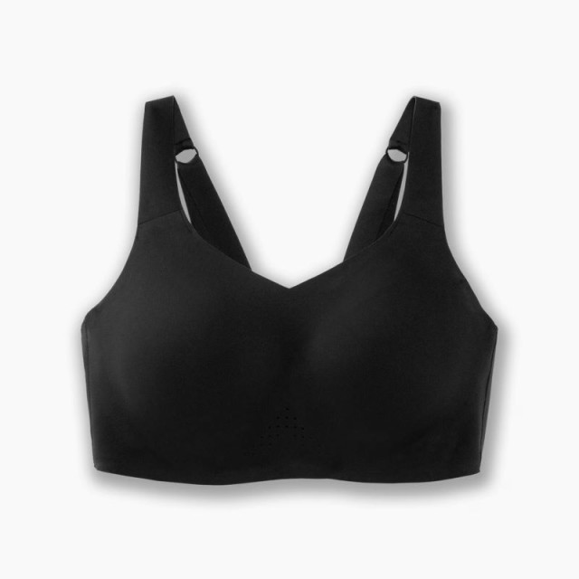 نیم تنه ورزشی فنر دار زنانه بروکس مدل Brooks UnderWire Sports Bra | مشکی