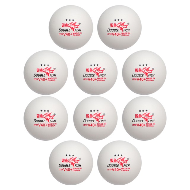 توپ پینگ پنگ دابل فیش 3 ستاره مدل +V40 | یسته 10 عددی