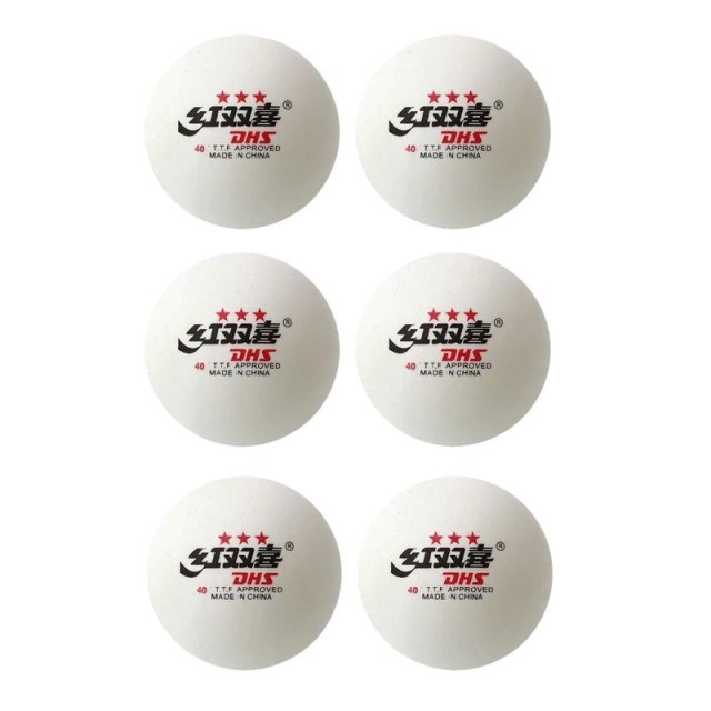 توپ پینگ پنگ دی اچ اس مدل +DHS D-40| بسته 6 عددی