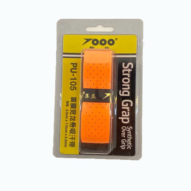 گریپ ضخیم راکت بدمینتون مدلBadminton Racket Grip PU-105 Z000 | نارنجی