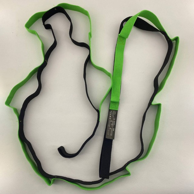 کمربند یوگا 10 حلقه مدل Yoga Strap  10 Loop 2.5 metrs | مشکی سبز