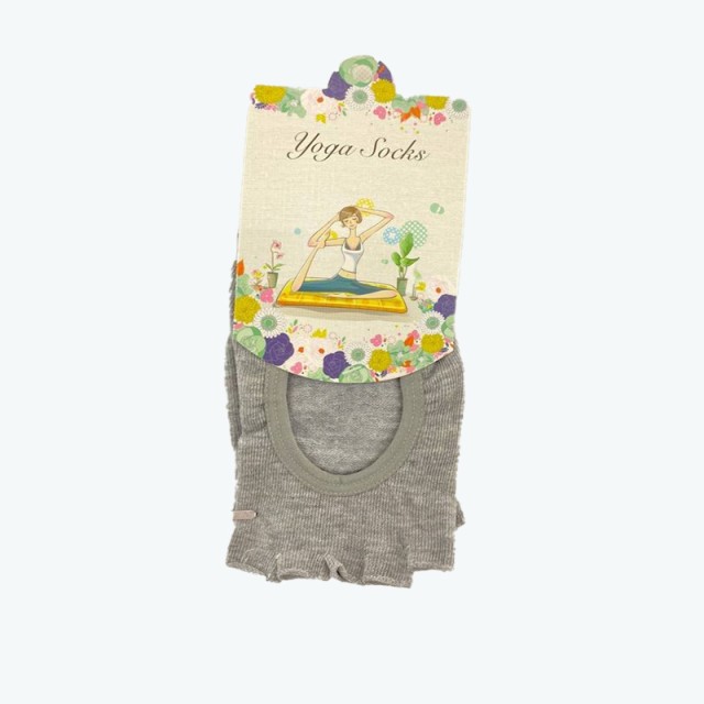 جوراب یوگا بدون لغزش مدل Non-slip yoga socks| طوسی