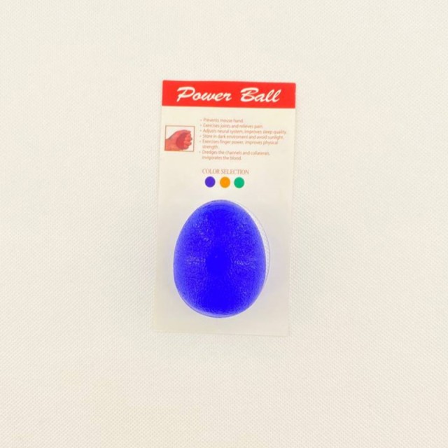 توپ تقویت مچ پاور بال تخم مرغی Egg powerball wrist strengthening ball| آبی