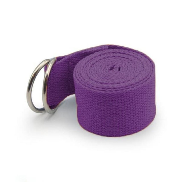 کمربند یوگا پاور ایکس  سگگ فلزی  مدل Power X Yoga Belt| بنفش