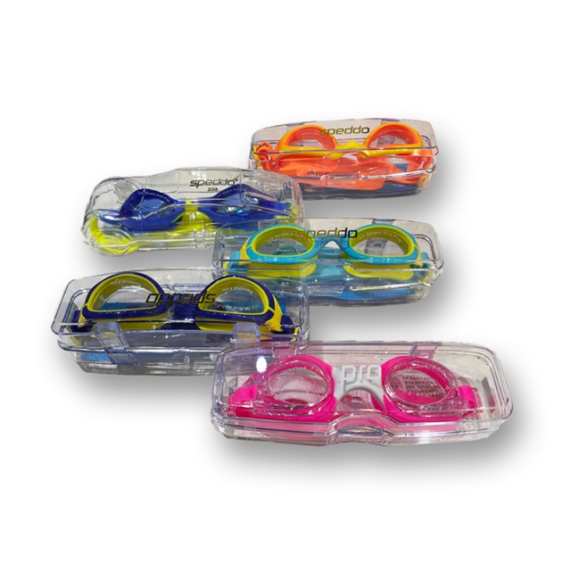 عینک شنا بچگانه اسپیدو مدل Speedo children's swimming goggles| نارنجی زرد