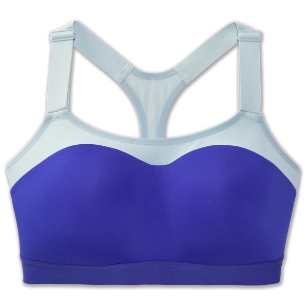 نیم تنه ورزشی زنانه بروکس مدل Brooks Dare Racerback Run Bra|آبی