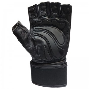 دستکش بدنسازی مردانه چرمی نایک مدل Nike Men's Leather Gym Gloves|مشکی