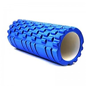 فوم رولر یوگا مکس ول طول 33 سانتی متر مدل Yoga foam roller Maxwell|آبی