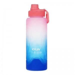 قمقمه ایون گنجایش یک لیتر مدل EYUN water bottle 1 Liter| صورتی آبی