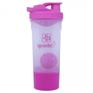 شیکر دوتیکه اسپرت پلاس مدل Shaker Sport pluse| صورتی پاستیلی