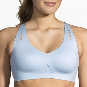 نیم تنه ورزشی زنانه بروکس Brooks Dare Strappy Run Bra|سبز آبی