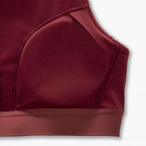 نیم تنه ورزشی زنانه بروکس مدل Brooks 3 Pocket Sports Bra|سفالی