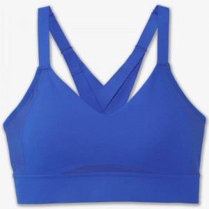 نیم تنه ورزشی زنانه بروکس مدل Brooks Interlace Sports Bra|آبی