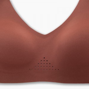 نیم تنه ورزشی زنانه بروکس مدل  Brooks Dare V Neck Run Bra|مسی