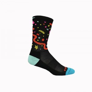 جوراب ورزشی بروکس مدل Brooks Unisex Birthday Confettl RunSock|مشکی