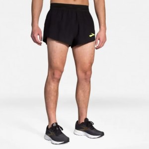 شورت ورزشی مردانه بروکس مدل Brooks Men Elite 2 Split Short|مشکی