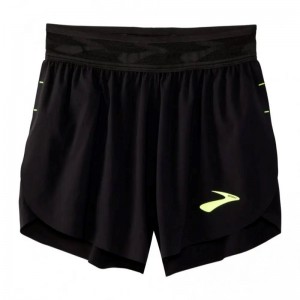 شورت ورزشی مردانه بروکس مدل Brooks Men Elite 2 Split Short|مشکی
