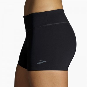 شورت تایت ورزشی زنانه بروکس مدل Brooks Women's Speedwork Short Tight|مشکی