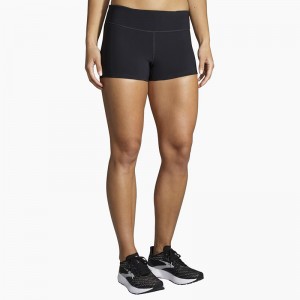 شورت تایت ورزشی زنانه بروکس مدل Brooks Women's Speedwork Short Tight|مشکی