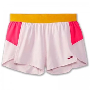 شورت ورزشی زنانه بروکس مدل Brooks Women's Chaser 3" Short| صورتی
