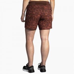 شورت ورزشی زنانه بروکس مدل Brooks Women's Chaser7"Short|مسی کشمشی