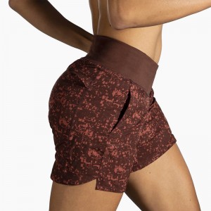 شورت ورزشی زنانه بروکس مدل Brooks Women's Chaser7"Short|مسی کشمشی