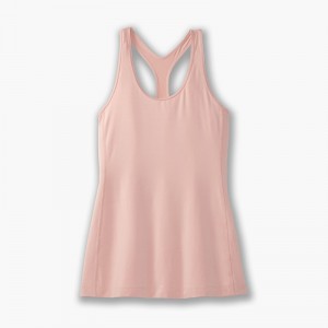 تاپ ورزشی زنانه بروکس مدل Brooks Women Pick-Up Tank|صورتی