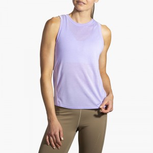 تاپ ورزشی زنانه بروکس مدل Brooks Women's Distance Tank Top|یاسی